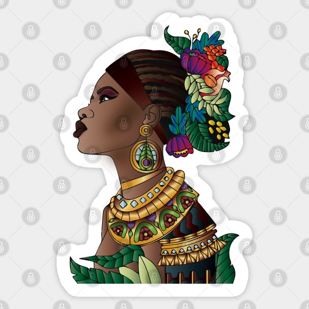 Afrikan Flower Sticker by agacha